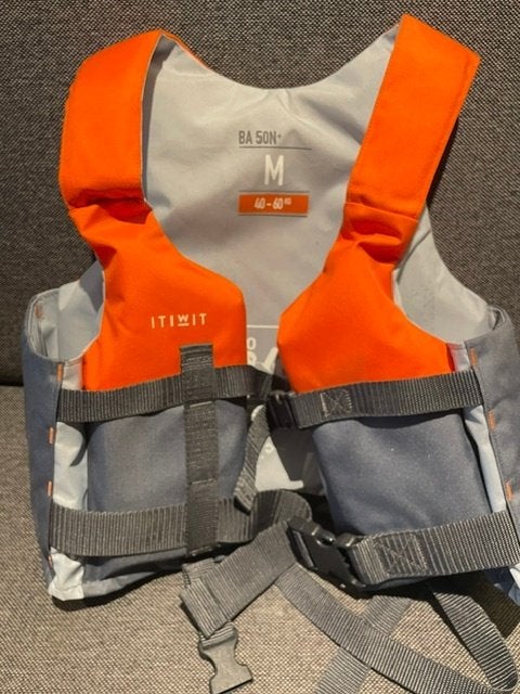 Itiwit (Decathlon) zwemvest M, 40/60 kg ZGAn, Kind, Verzenden, Zo goed als nieuw, Decathlon