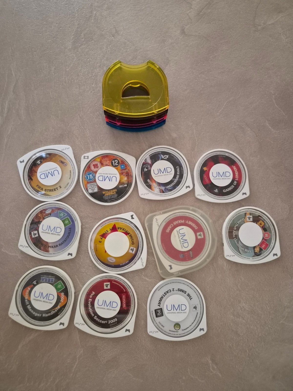 PSP UMD Games Collectie met Opbergdoosje (12 stuks), Spelcomputers en Games, Games | Sony PlayStation Portable, Ophalen of Verzenden