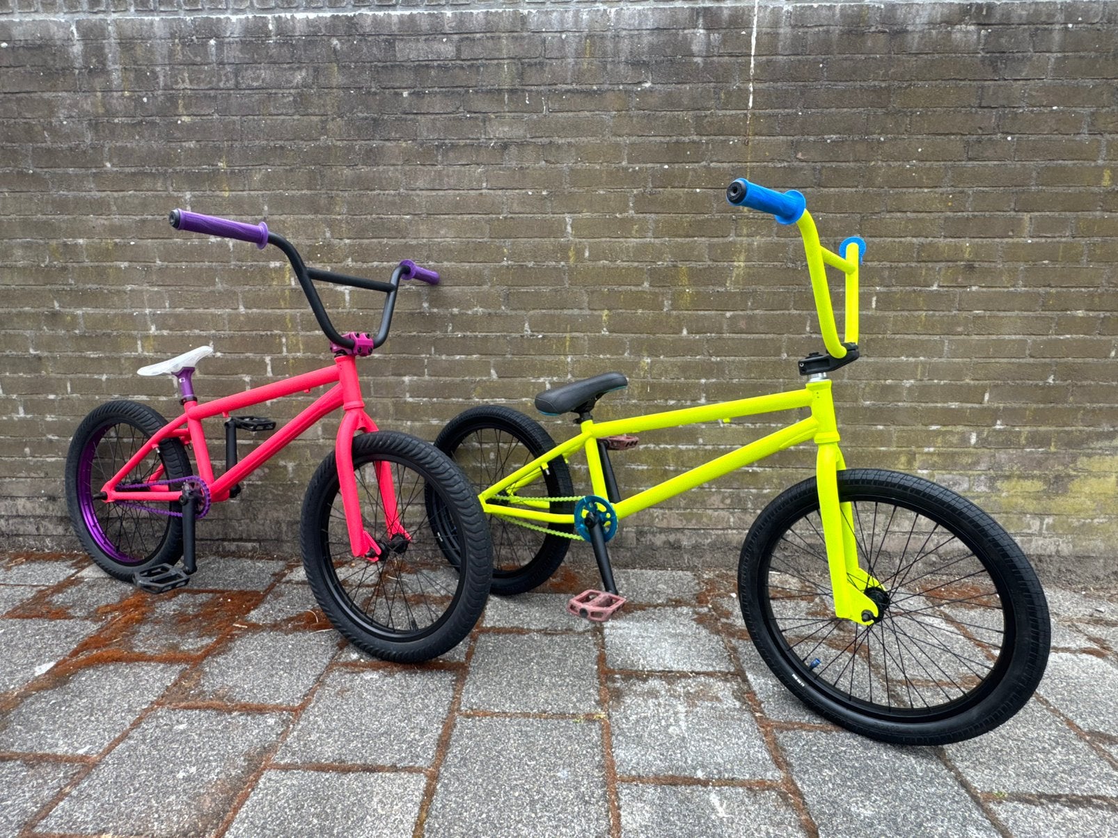 Custom BMX bikes per stuk, Ophalen, Zo goed als nieuw, Staal, Stuur 360° draaibaar
