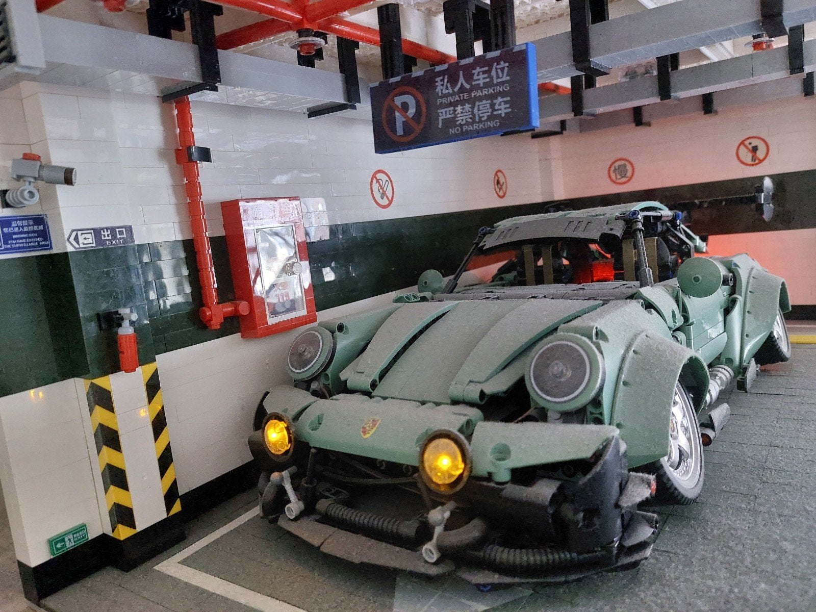 Porsche 964 RWB Custom Bouwpakket, Overige merken, Auto, Groter dan 1:32, Nieuw