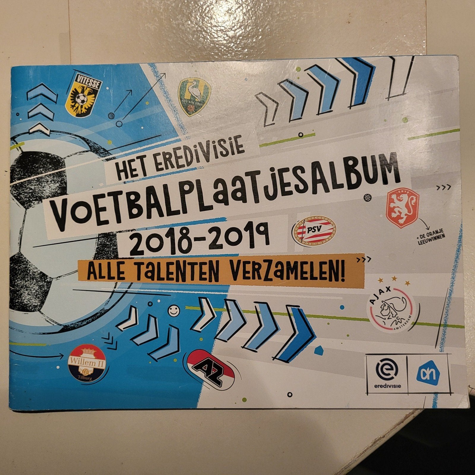 Eredivisie Voetbalplaatjesalbum 2018-2019, Ophalen of Verzenden, Zo goed als nieuw, Onbekend, Plaatjesalbum