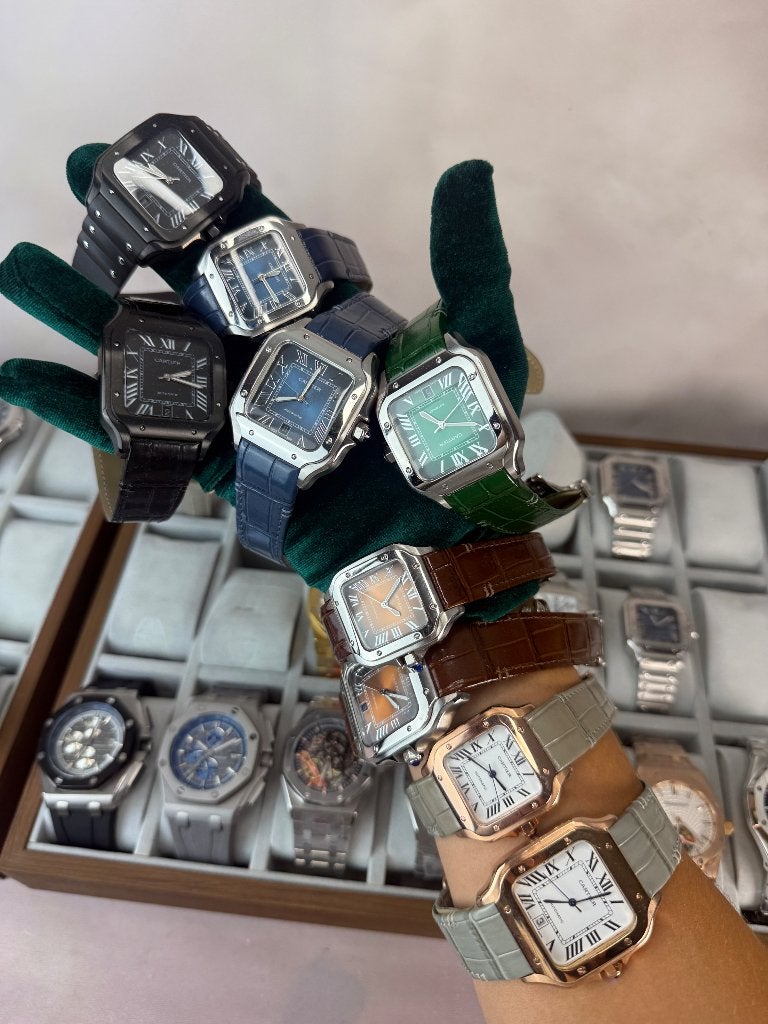 Cartier santos, Ophalen of Verzenden, Nieuw, Zwart, Android