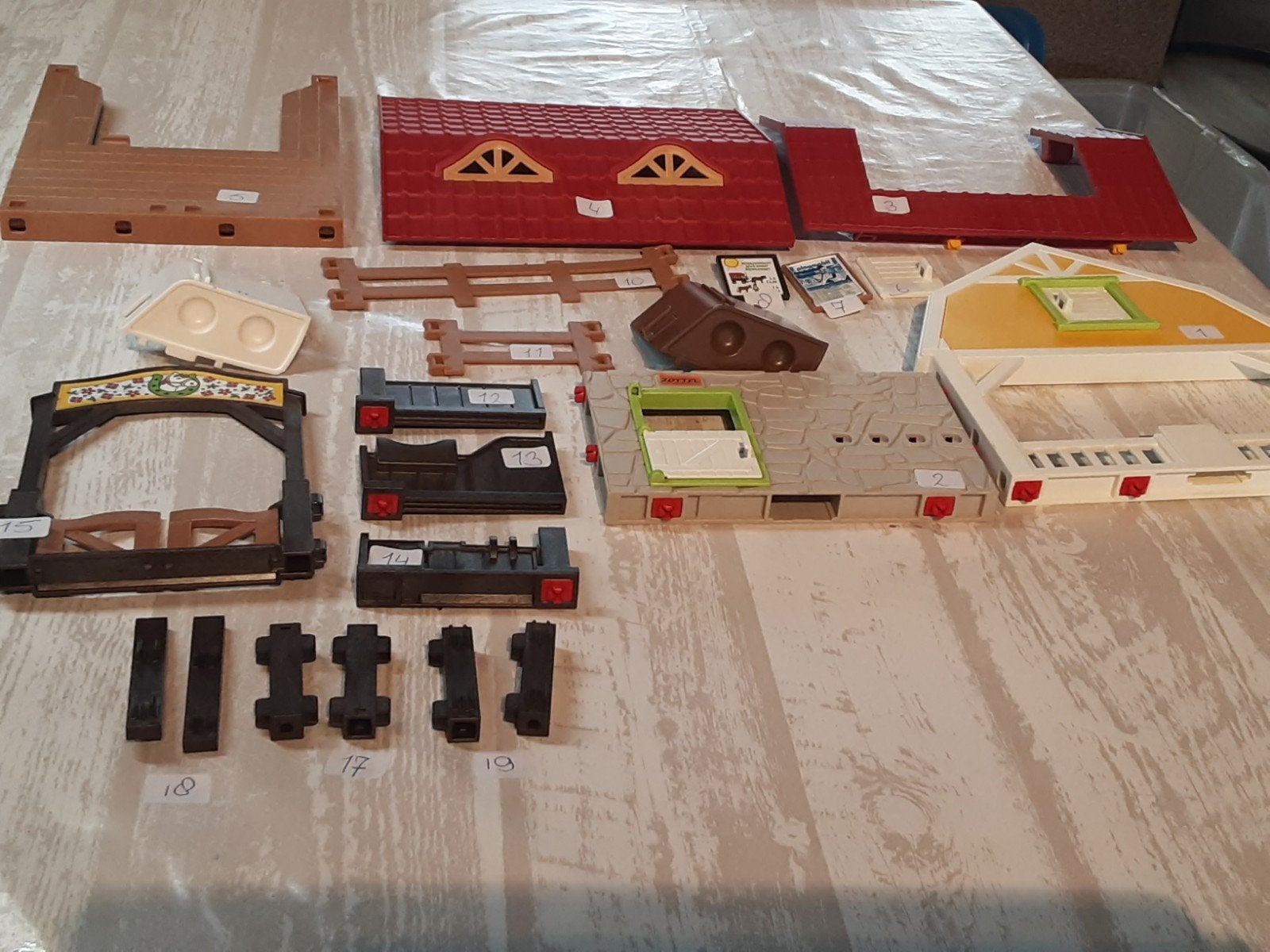 onderdelen pony manege 5222, Gebouw, Losse onderdelen, Ophalen of Verzenden, Zo goed als nieuw