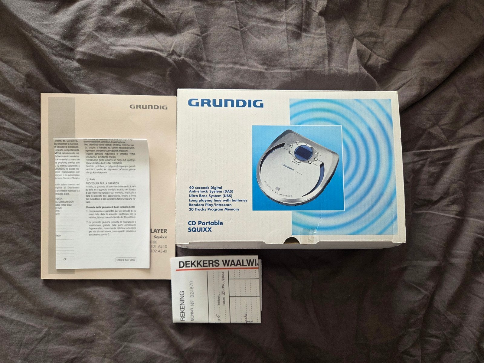 Grundig CD discman Portable 5001XX - Getest en Werkend, Ophalen of Verzenden
