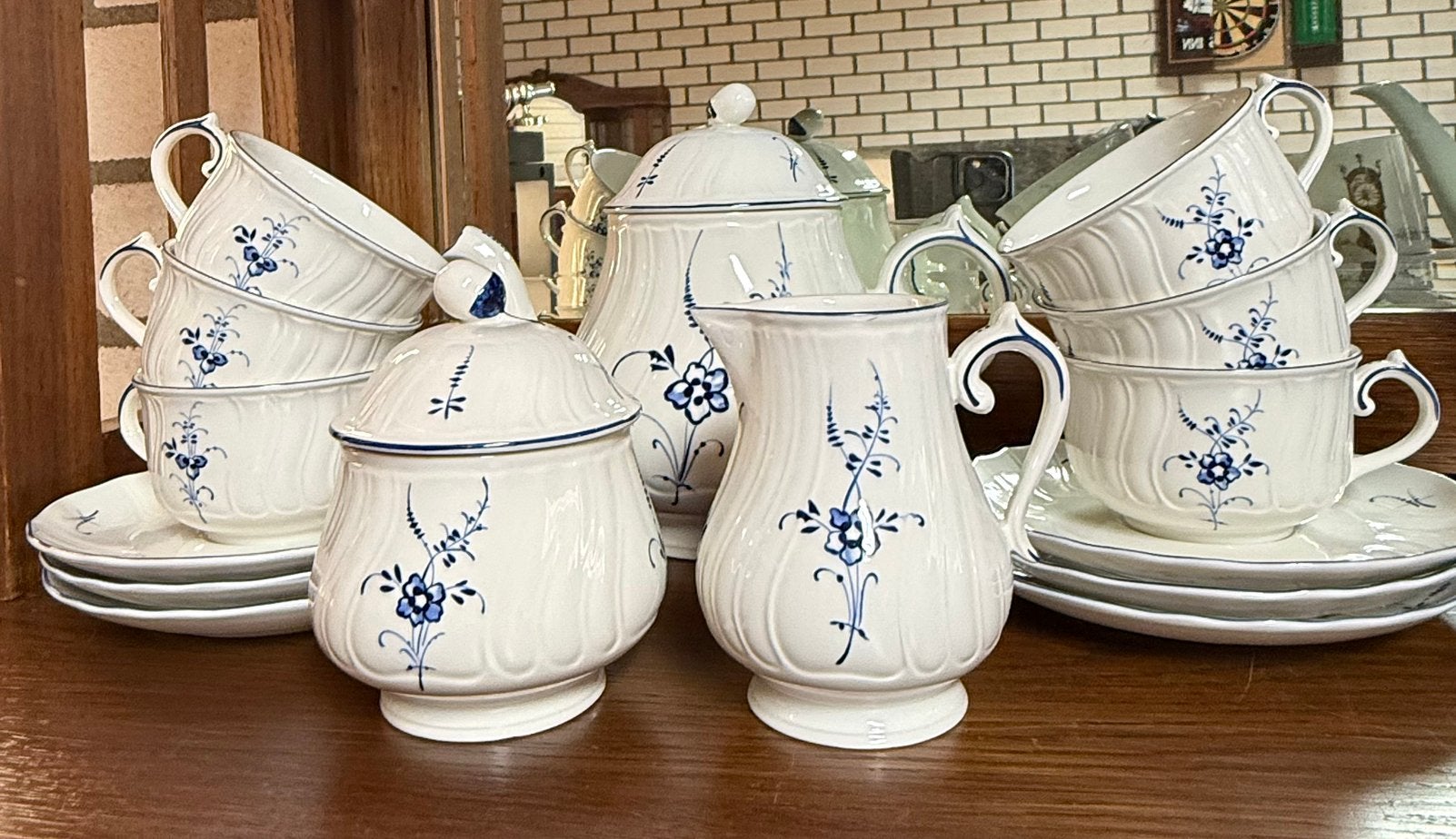 Theeservies villeroy&boch, Antiek en Kunst, Ophalen