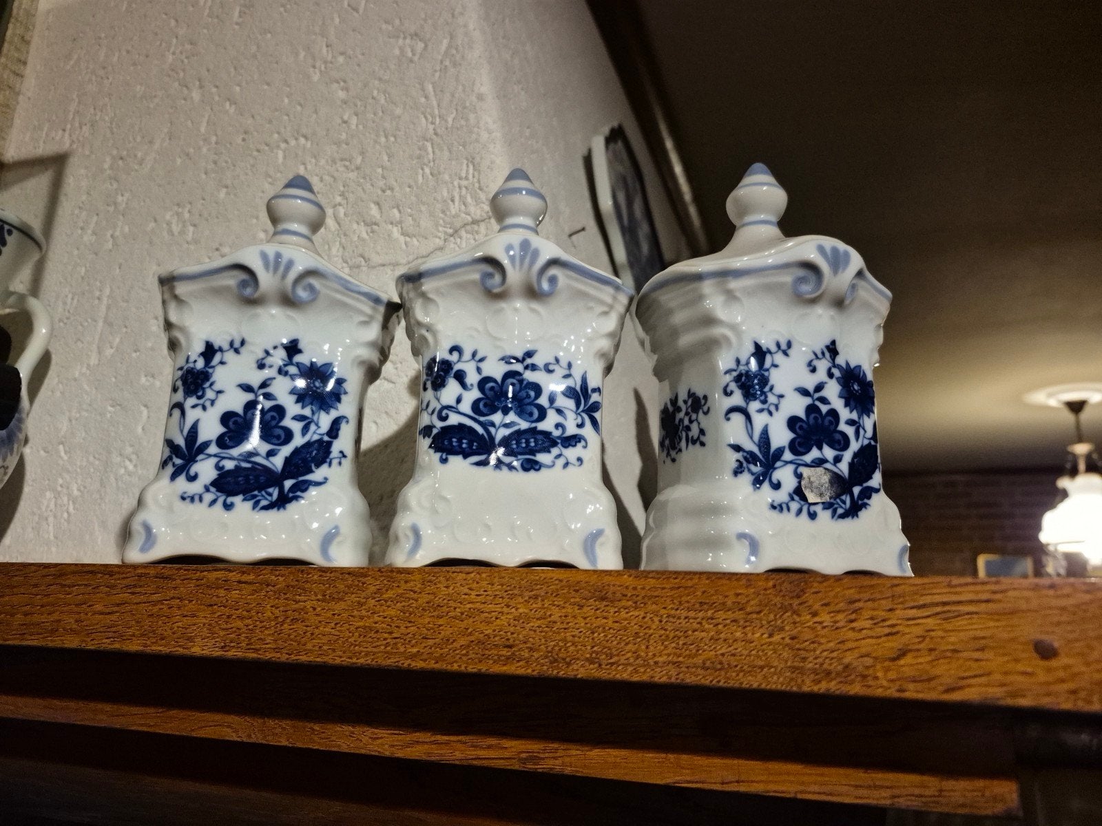 Delfs blauwe poppen en potten., Antiek en Kunst, Ophalen