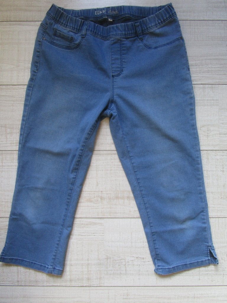 Capri-spijkerbroek MISS ETAM mt 38/40  blauw, Nieuw, W30 - W32 (confectie 38/40), Miss Etam, Verzenden