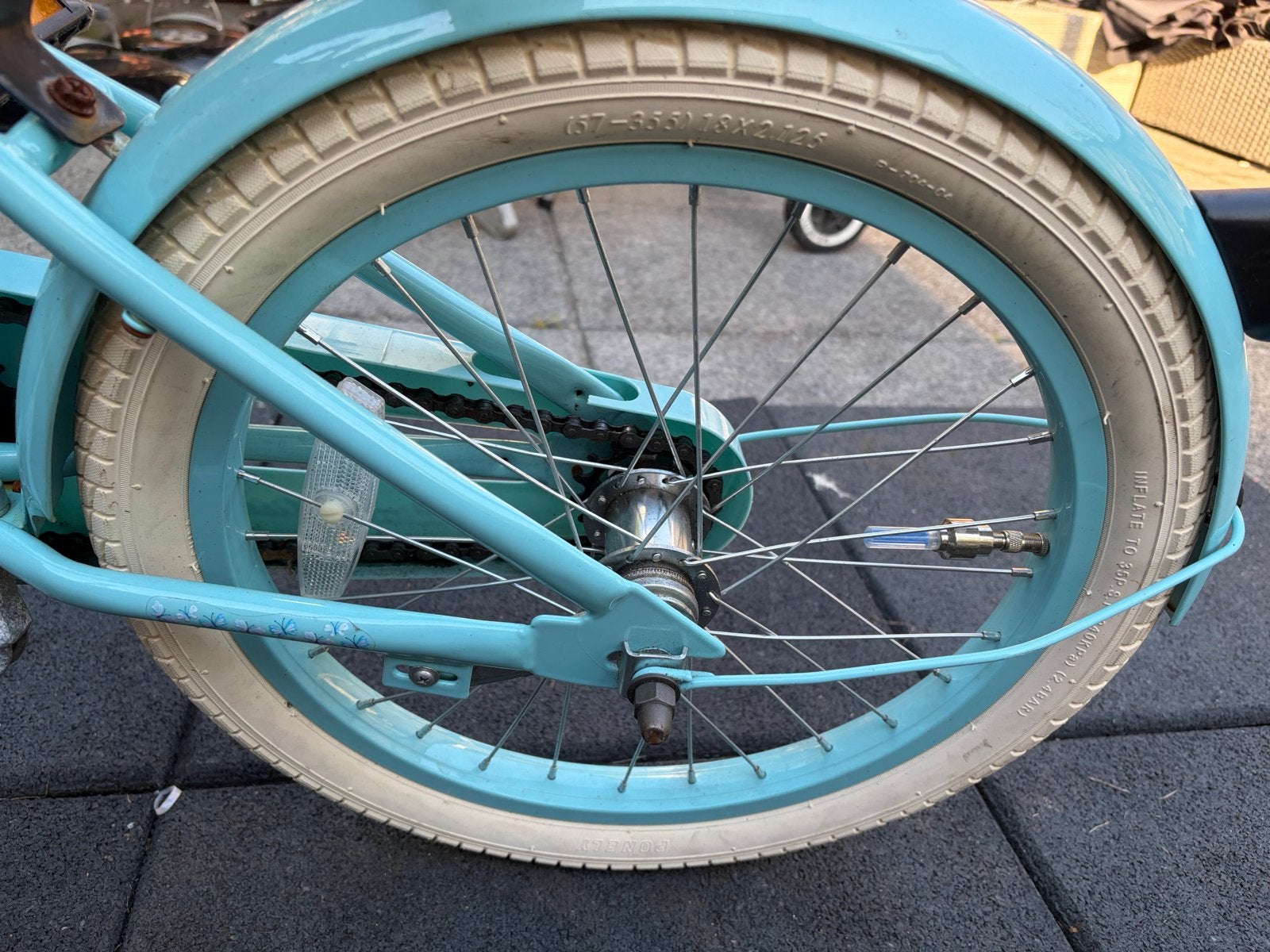 SuperSuper kinderfiets 18 inch met mandje en zitje, Ophalen, Gebruikt, Terugtraprem, 16 tot 20 inch