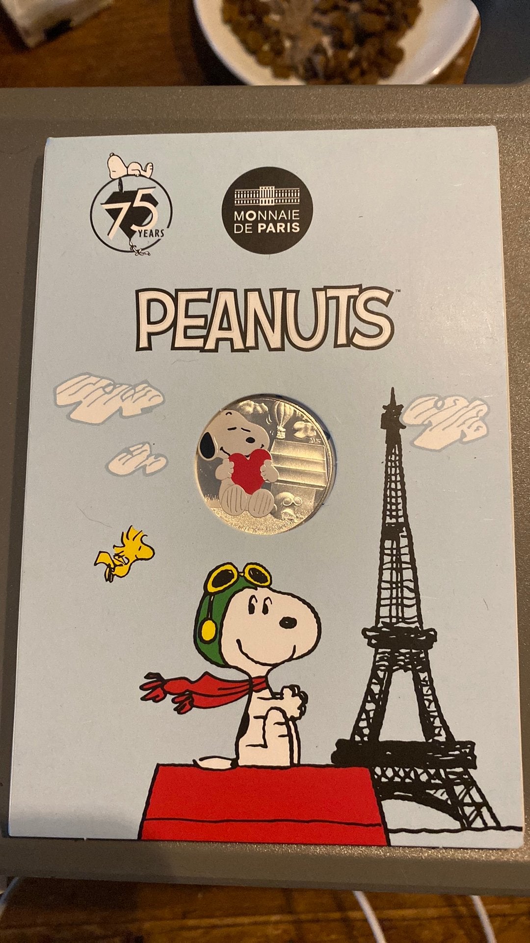 Snoopy 10 euro monnaie de paris, Ophalen of Verzenden, Frankrijk, 10 euro, Zilver
