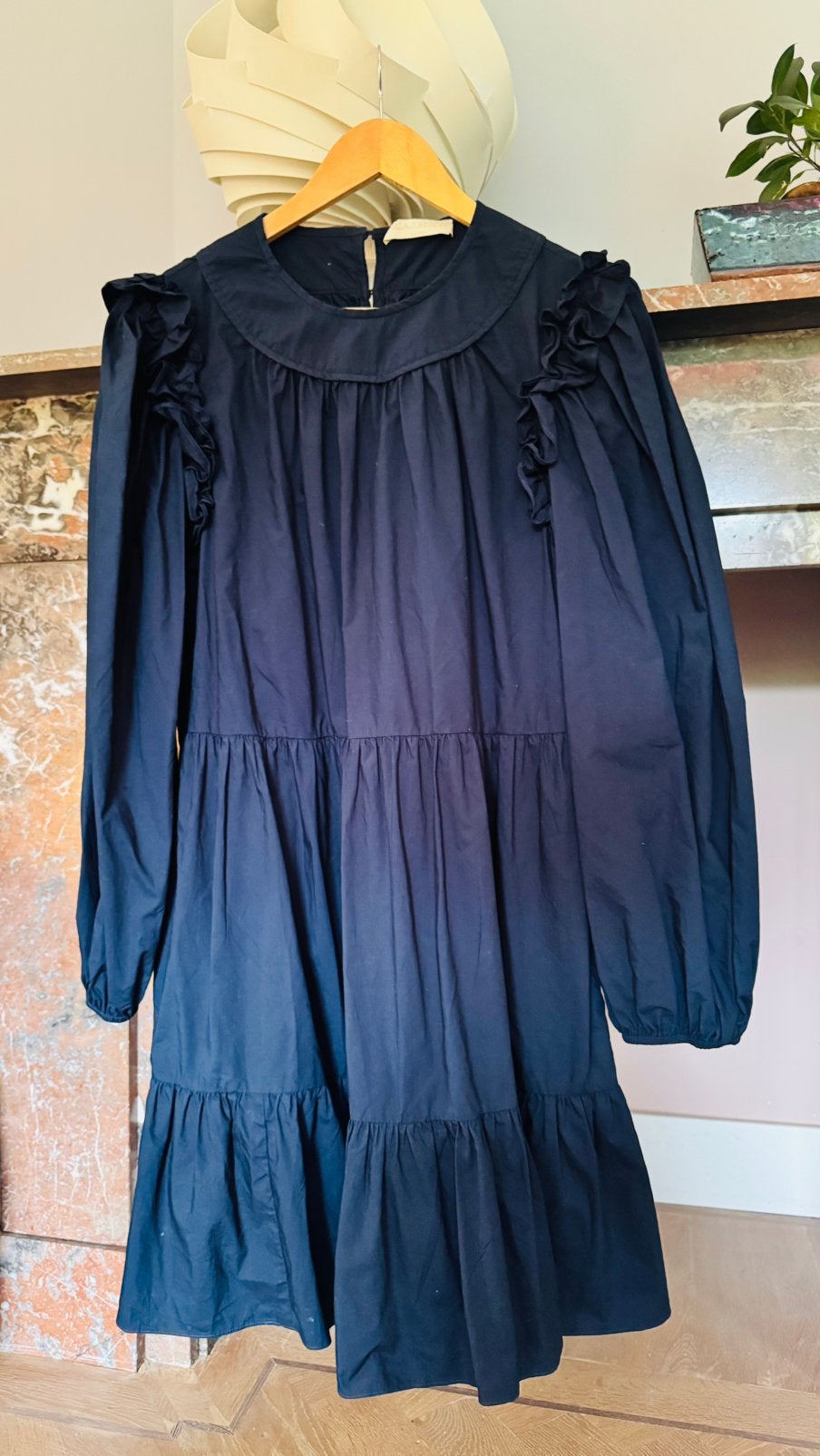 Ulla Johnson Maxi Jurk Maat 10, Kleding | Dames, Verzenden, Zo goed als nieuw, Blauw, Onder de knie