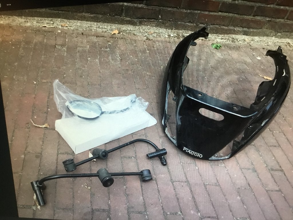 Piaggio Zip 2012 - Achterkap met spiegel en schermbeugels, Ophalen, Gebruikt, Maximaal 45 km/u, Zip