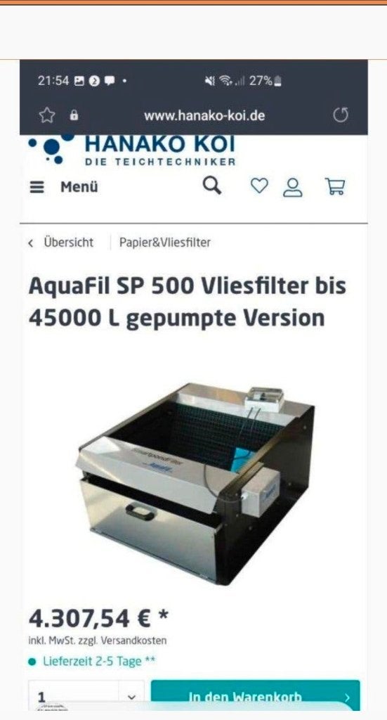 Combideal voor de klusser 2 trommelfilters + bandfilter, Ophalen, Gebruikt, Vijverfilter