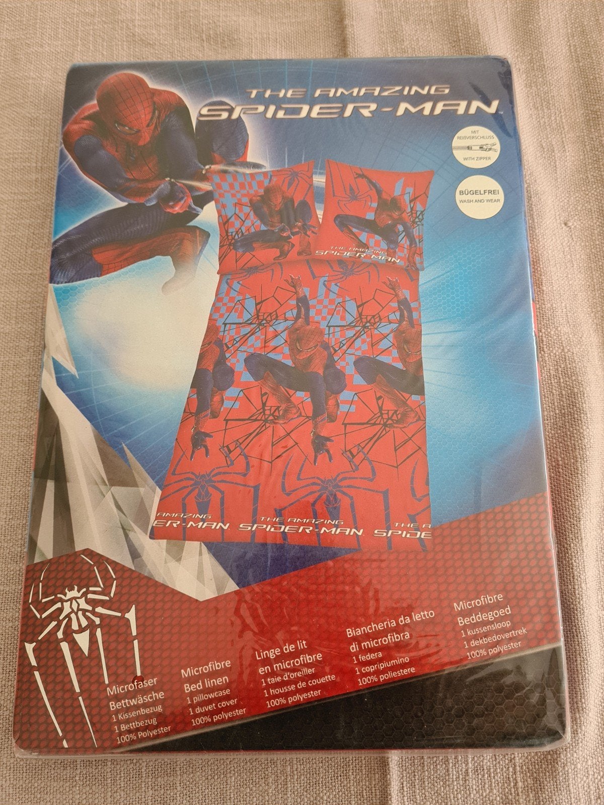 Spider-man dekbedovertrek, Overige merken, Nieuw, Ophalen of Verzenden, Dekbedovertrek