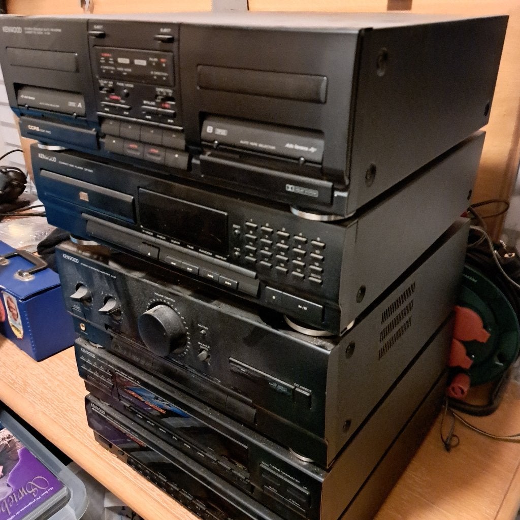 Kenwood compleet met boxen, Audio, Tv en Foto, Ophalen, Zo goed als nieuw, Cassettedeck, Overige merken