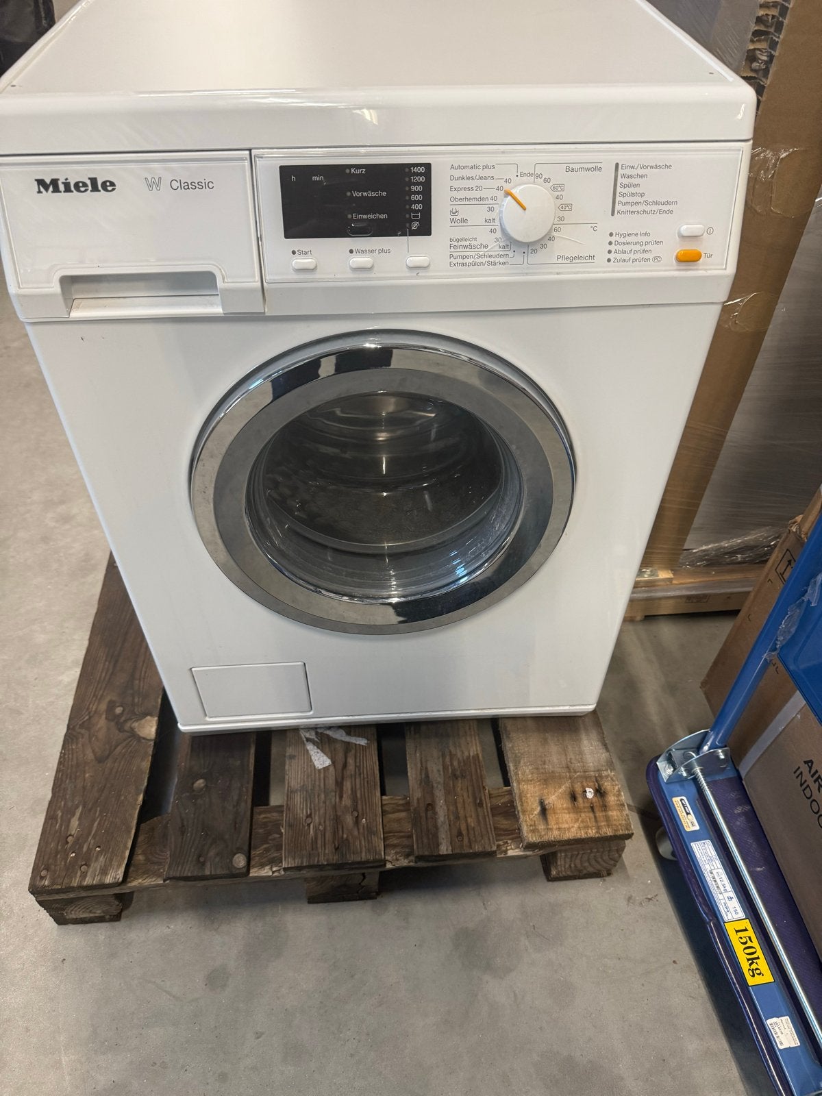 Miele W Classic Wasmachine - Voorlader, Ophalen, Gebruikt, Voorlader, 85 tot 90 cm