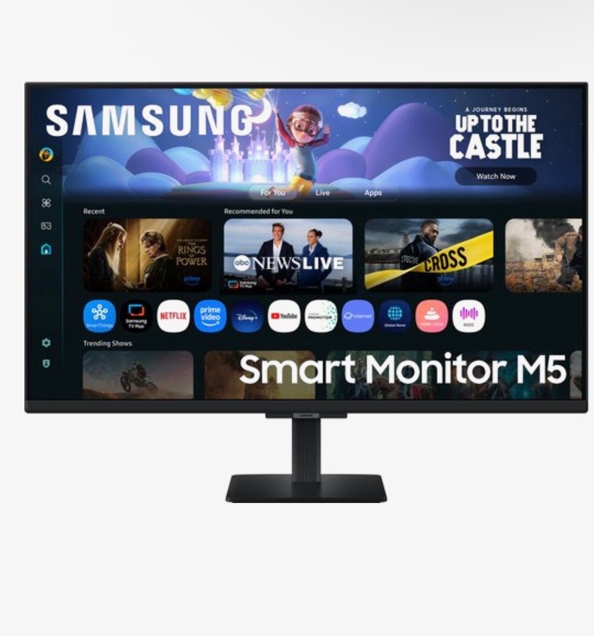 Samsung Smart Monitor M5 - 32 inch Full HD Smart TV-function, Ophalen, VA, Full HD, 5 ms of meer
