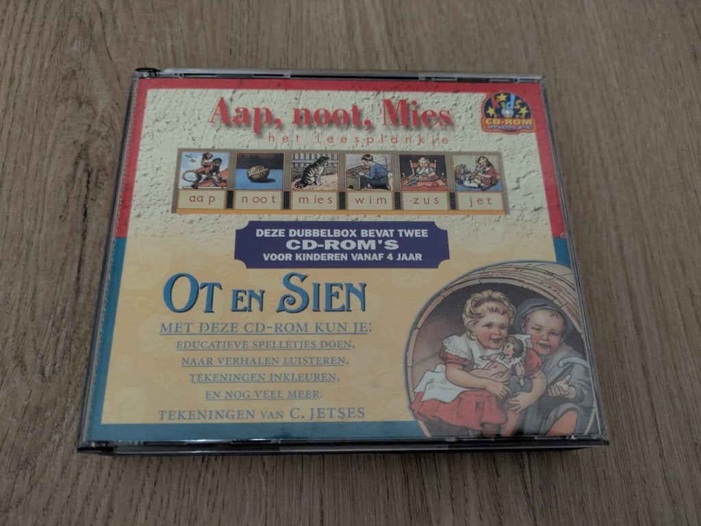 CD-rom Aap, noot, Mies & Ot en Sien, Cd's en Dvd's, Cd's | Kinderen en Jeugd, Ophalen of Verzenden, Zo goed als nieuw, Educatief