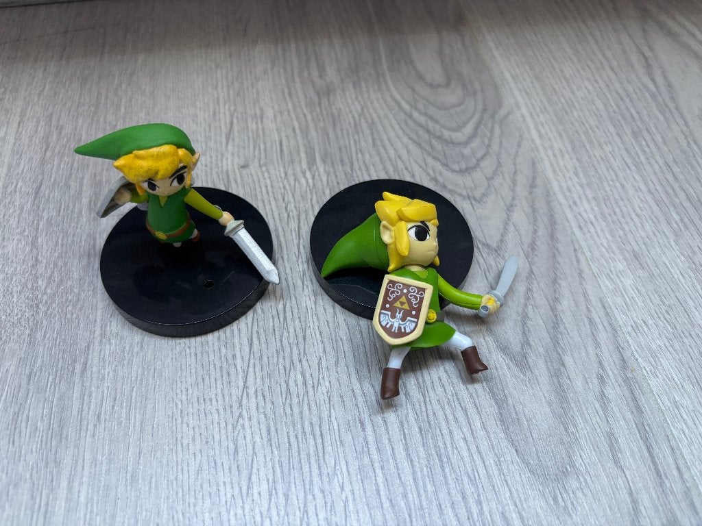 Set van 2 Link figuren - The Legend of Zelda, Spelcomputers en Games, Ophalen of Verzenden, Gebruikt, Met 1 controller