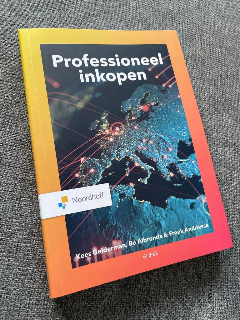 Professioneel inkopen - Kees Gelderman (Noordhoff), Boeken, Ophalen, Gamma, Zo goed als nieuw, HBO