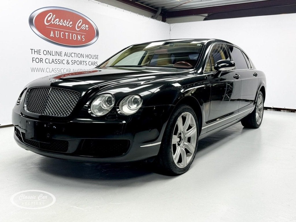 Bentley FLYING SPUR   - ONLINE AUCTION, Auto's, Bentley, Automaat, Gebruikt, Zwart, Bedrijf