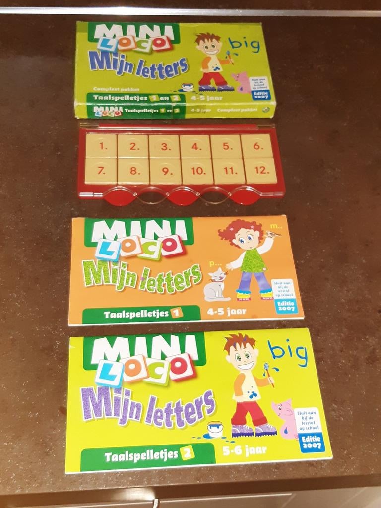 Mini loco set mijn letters, Kinderen en Baby's, Speelgoed | Educatief en Creatief, Ophalen of Verzenden, Zo goed als nieuw