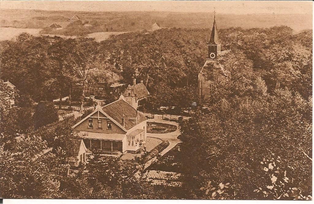 Schoorl in Vogelvlucht., Ophalen of Verzenden, 1920 tot 1940, Ongelopen, Noord-Holland