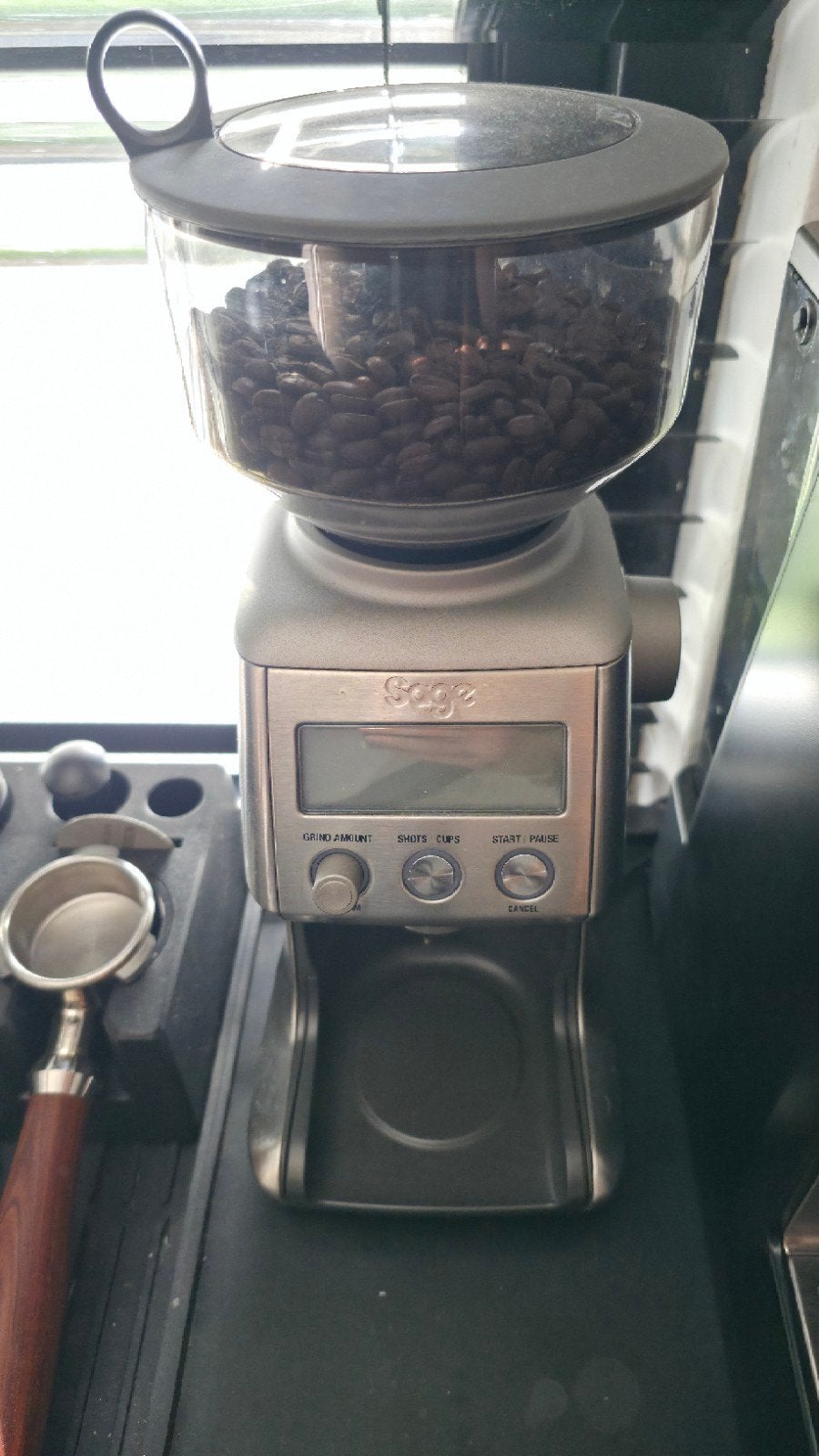 Sage The Smart Grinder Pro - Koffiemolen, Ophalen of Verzenden, Zo goed als nieuw, Overige modellen, Koffiebonen
