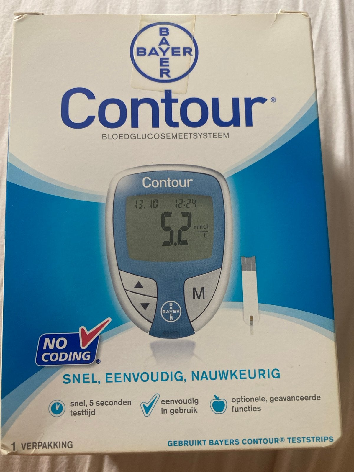 Nieuw Bayer Contour Bloedglucosemeetsysteem - Nieuw in doos, Ophalen of Verzenden, Nieuw, Overige typen