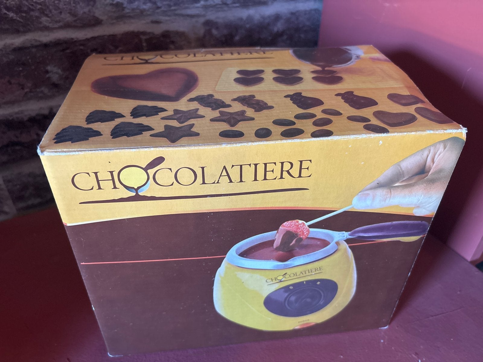 Chocolatiere elektrische chocoladefondue set, Ophalen, Nieuw, Elektrisch, Fondueset