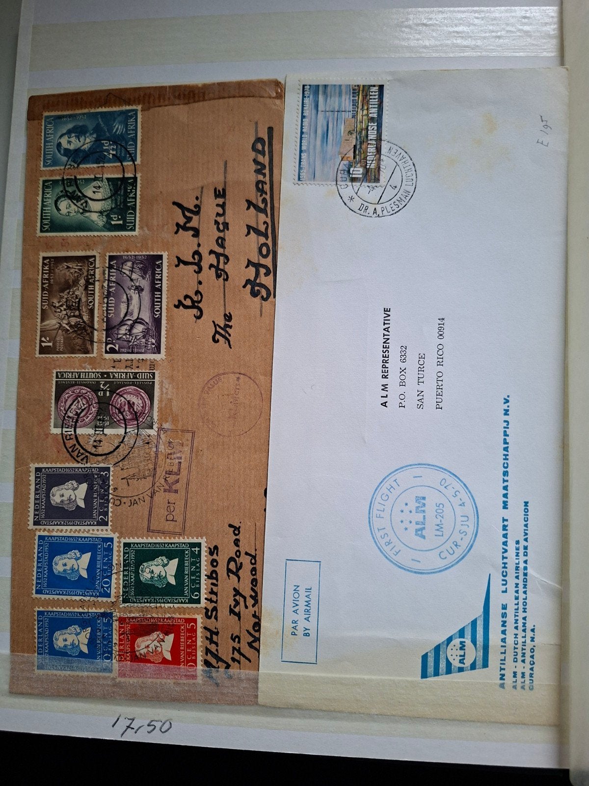 Partijtje luchtpost Nederland Suriname Antillen, Ophalen of Verzenden, Nederland