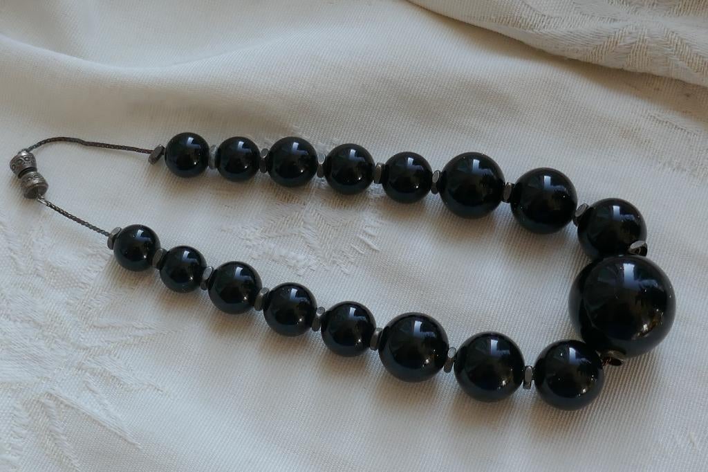 Vintage Bakeliet Ketting, Sieraden, Tassen en Uiterlijk, Antieke sieraden, Verzenden, Overige materialen, Ketting