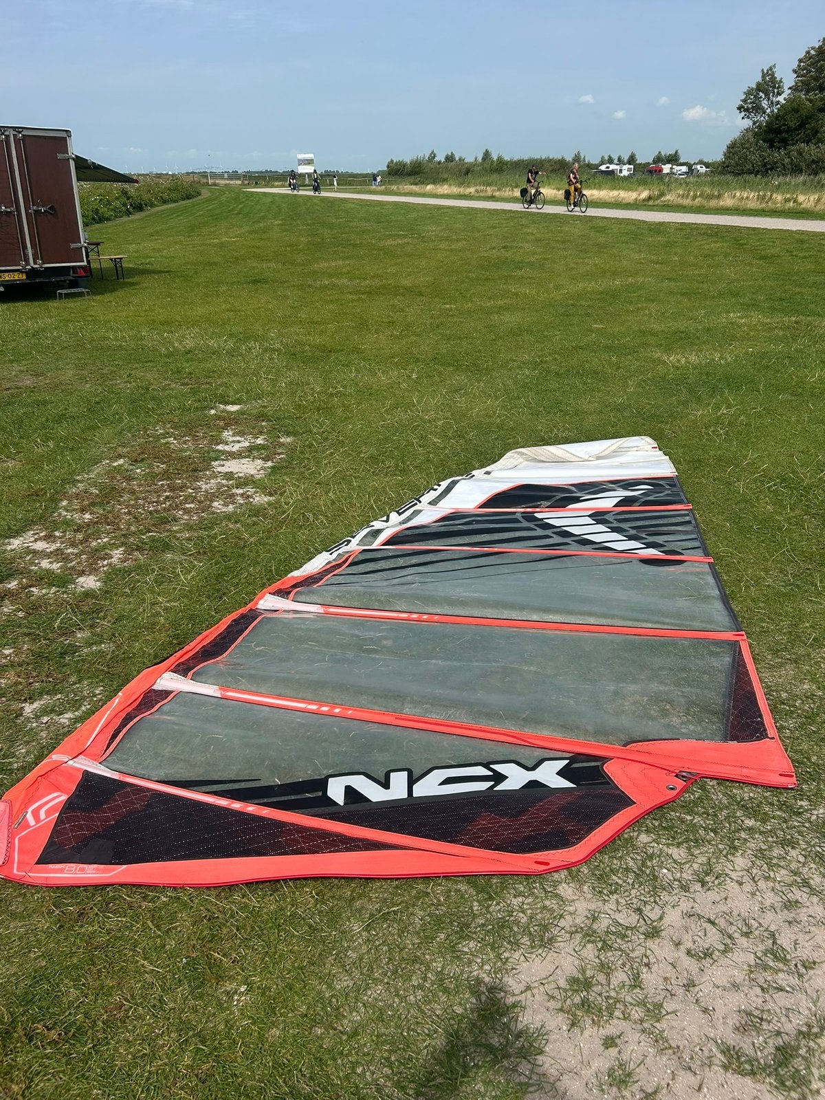 Severne NCX 8.0 surfzeil no cam race 2018, Watersport en Boten, Windsurfen, Ophalen, 6.5 m² tot 8 m², Severne, Zeil