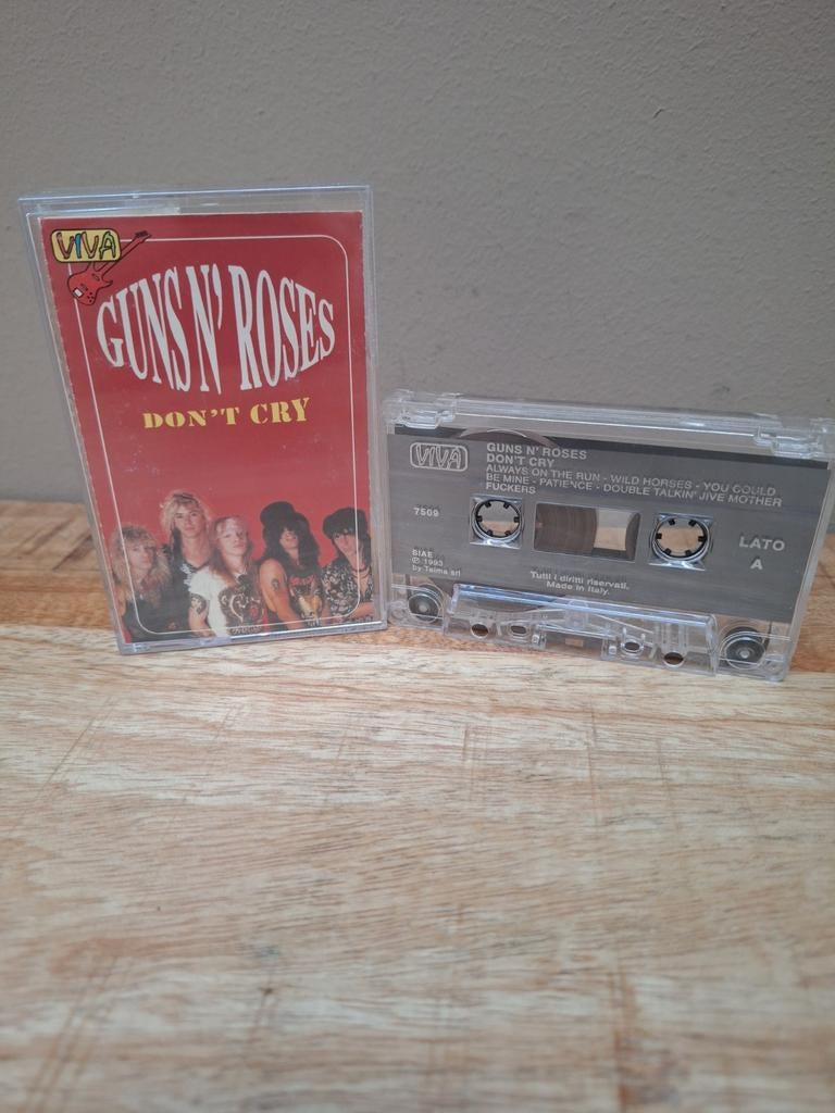 Guns N' Roses - Don't Cry - Cassette (Viva 1993), Gebruikt, 1 bandje, Ophalen of Verzenden, Origineel