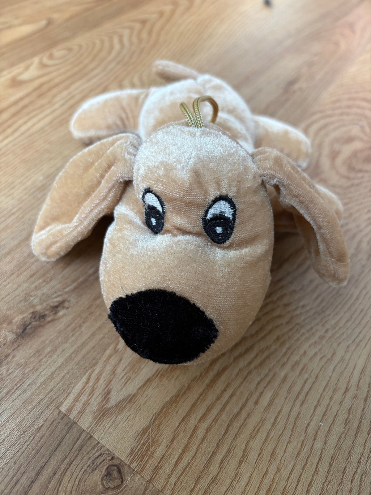 Schattige beige hondenknuffel, Overige merken, Overige karakters, Zo goed als nieuw, Klein (minder dan 20 cm)