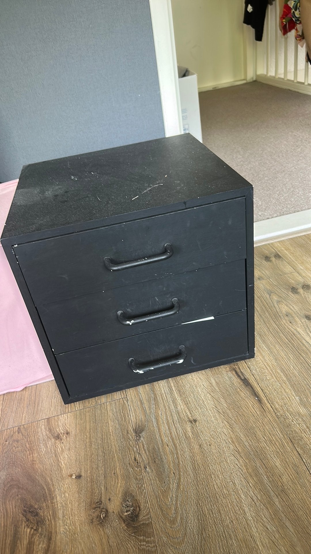 Zwart ladenblokje 5 euro, Ophalen, 1 of 2 laden, Zo goed als nieuw, Minder dan 100 cm
