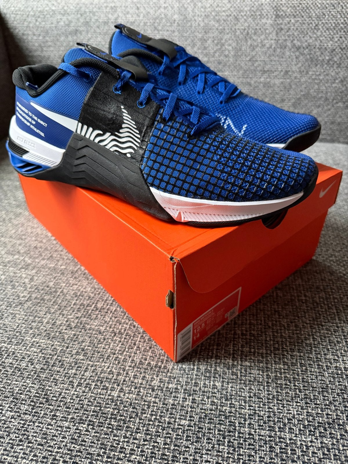 Nike Metcon 8 Sportschoenen Maat 47 - Nieuw in Doos, Blauw, Sportschoenen, Nieuw, Ophalen of Verzenden
