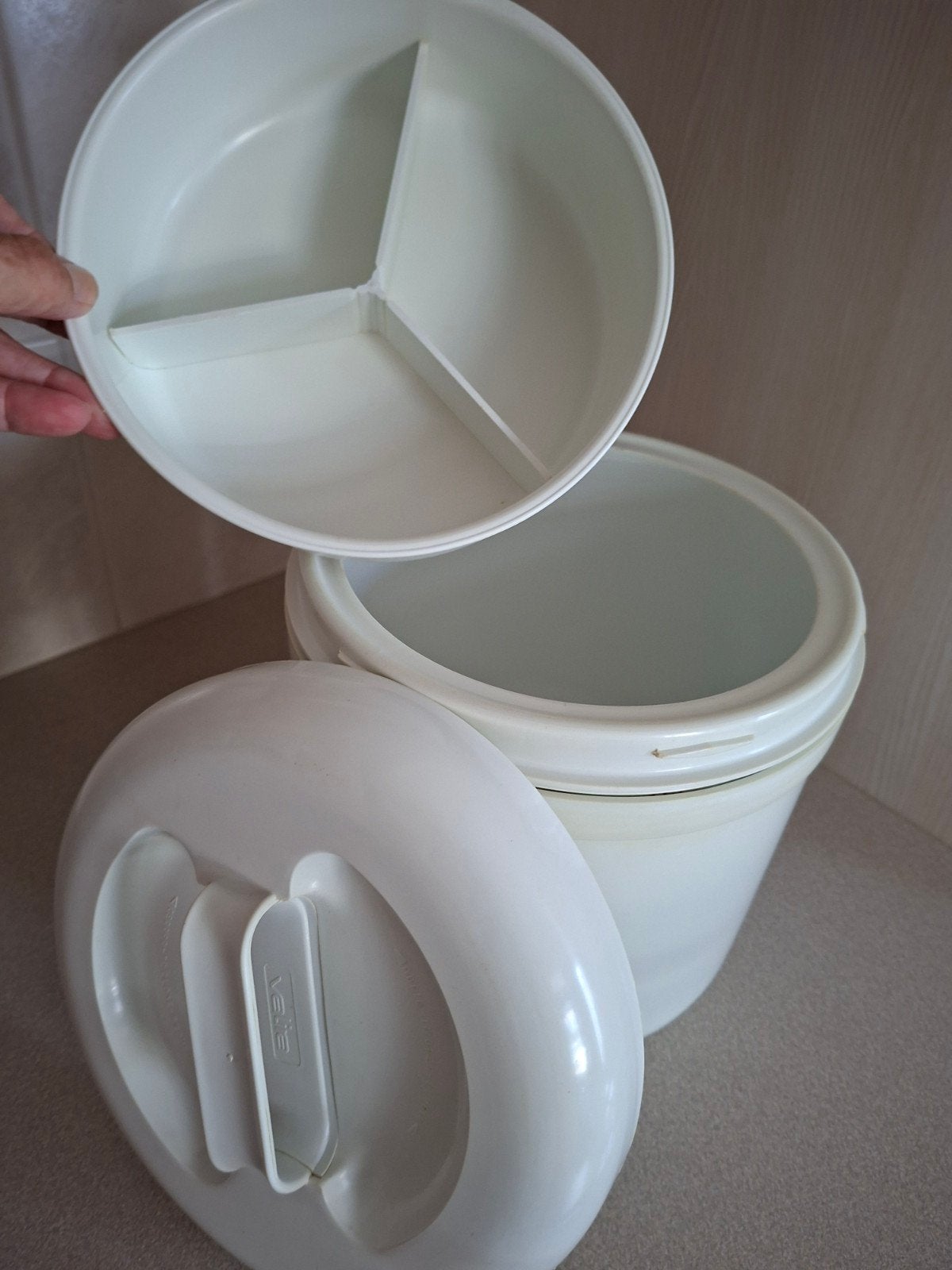 Thermo koel of warmhoudpan 4kg Valira., Kunststof, Gebruikt, Overige typen, Ophalen of Verzenden