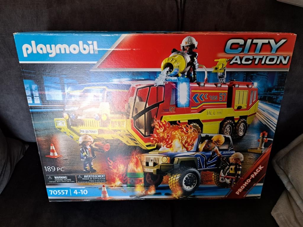 Playmobil 70557, brandweer actie set, Kinderen en Baby's, Speelgoed | Playmobil, Ophalen, Nieuw, Complete set