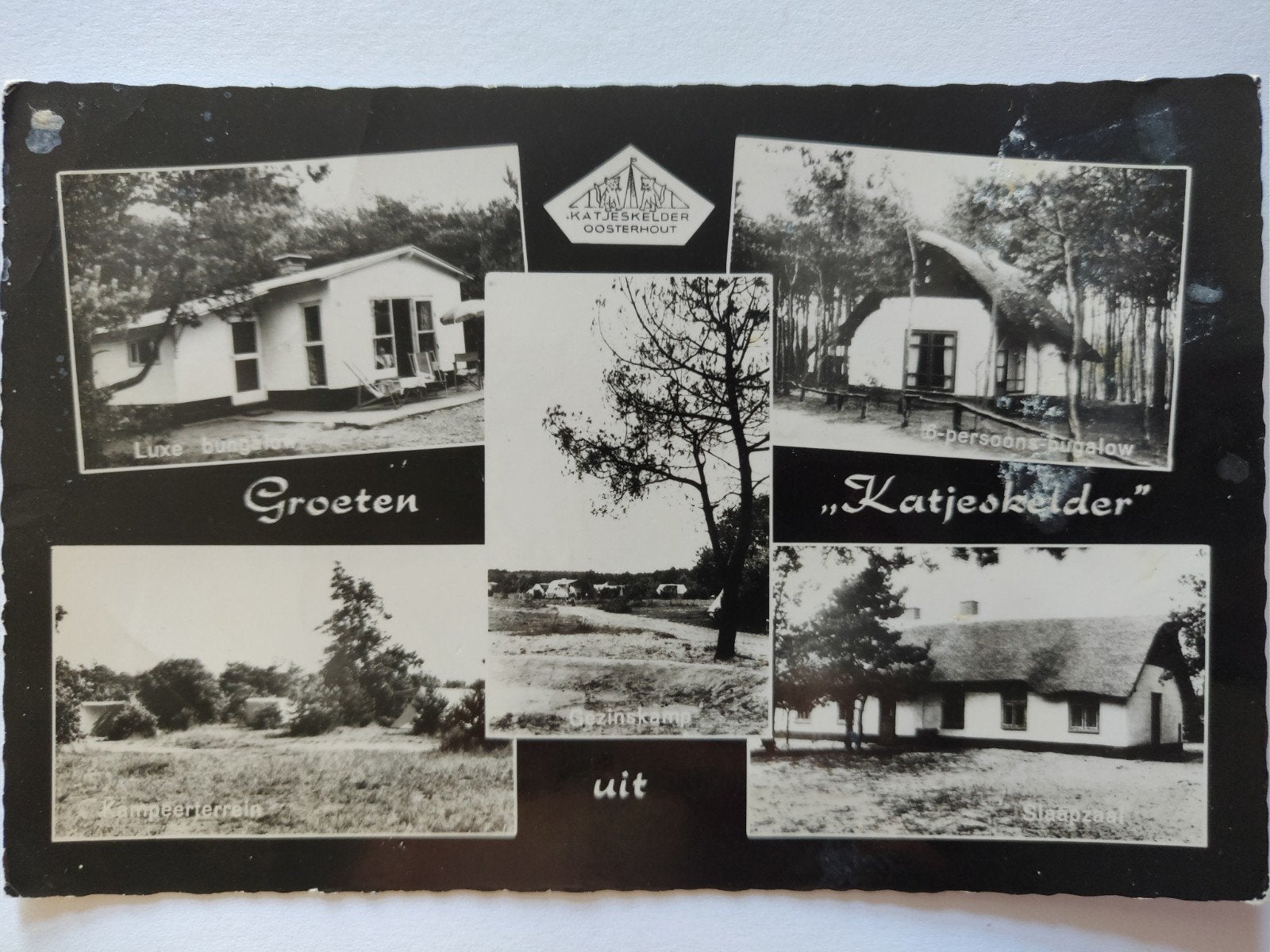 C111 Oosterhout Katjeskelder, Verzamelen, Ansichtkaarten | Nederland, Ophalen of Verzenden, 1920 tot 1940