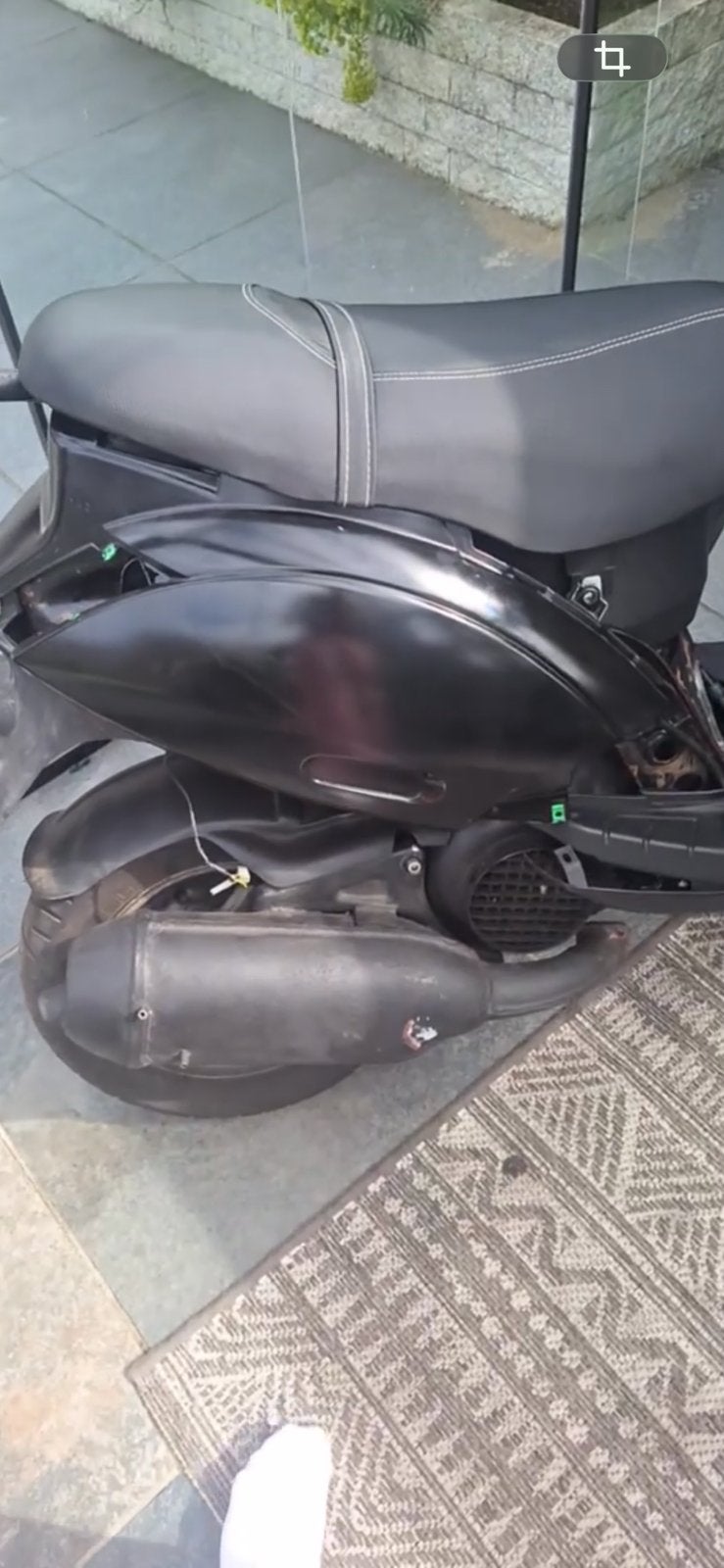 Skr 125 blok met alle papieren en goede bloknummers, Fietsen en Brommers, Scooters | Piaggio, Ophalen, Zo goed als nieuw, Tweetakt