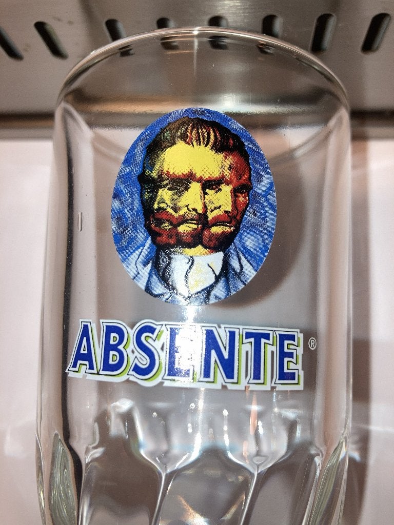 1x Glas van Gogh ABSENTE Zgan La Rochère France 5x Glazen, Ophalen