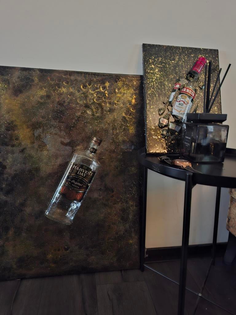 Uniek epoxy 3D schilderij - gepersonaliseerd design, Antiek en Kunst, Ophalen of Verzenden