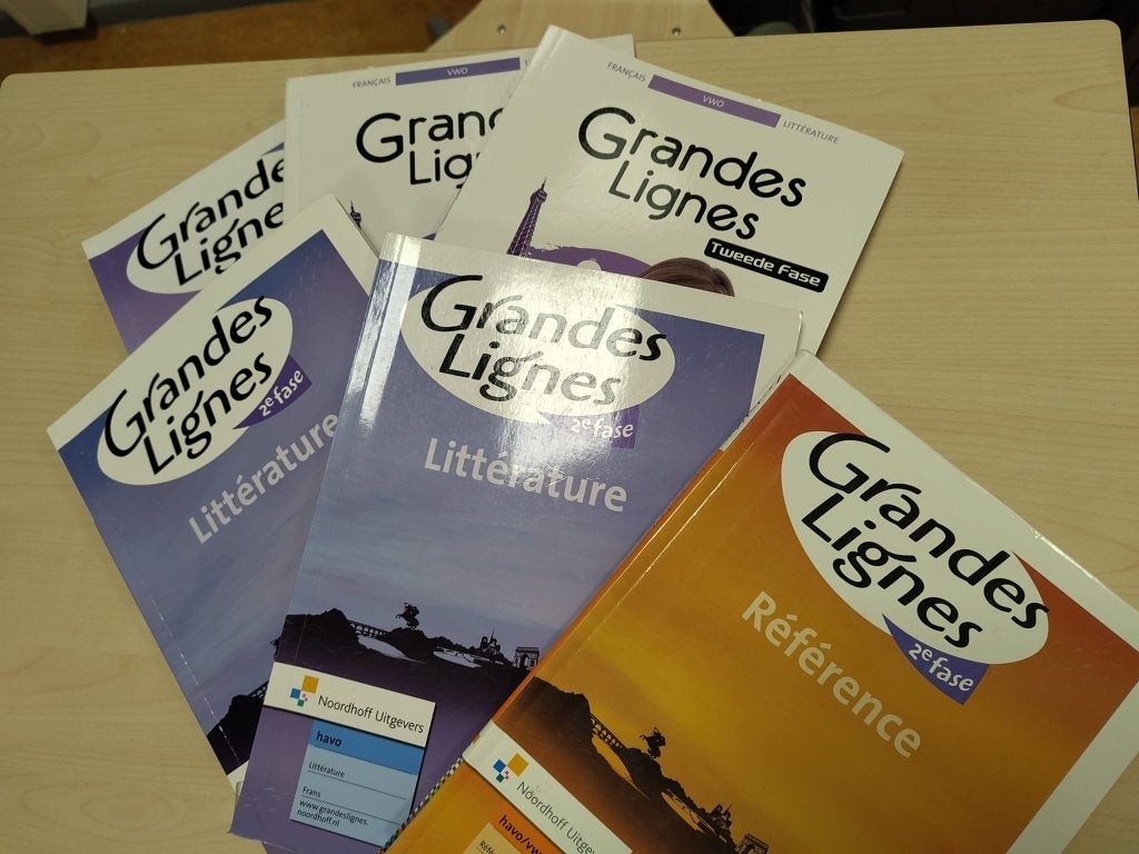 schoolboeken Grandes Lignes 5e editie Bovenbouw, Ophalen, Frans, Zo goed als nieuw, Noordhoff Uitgevers