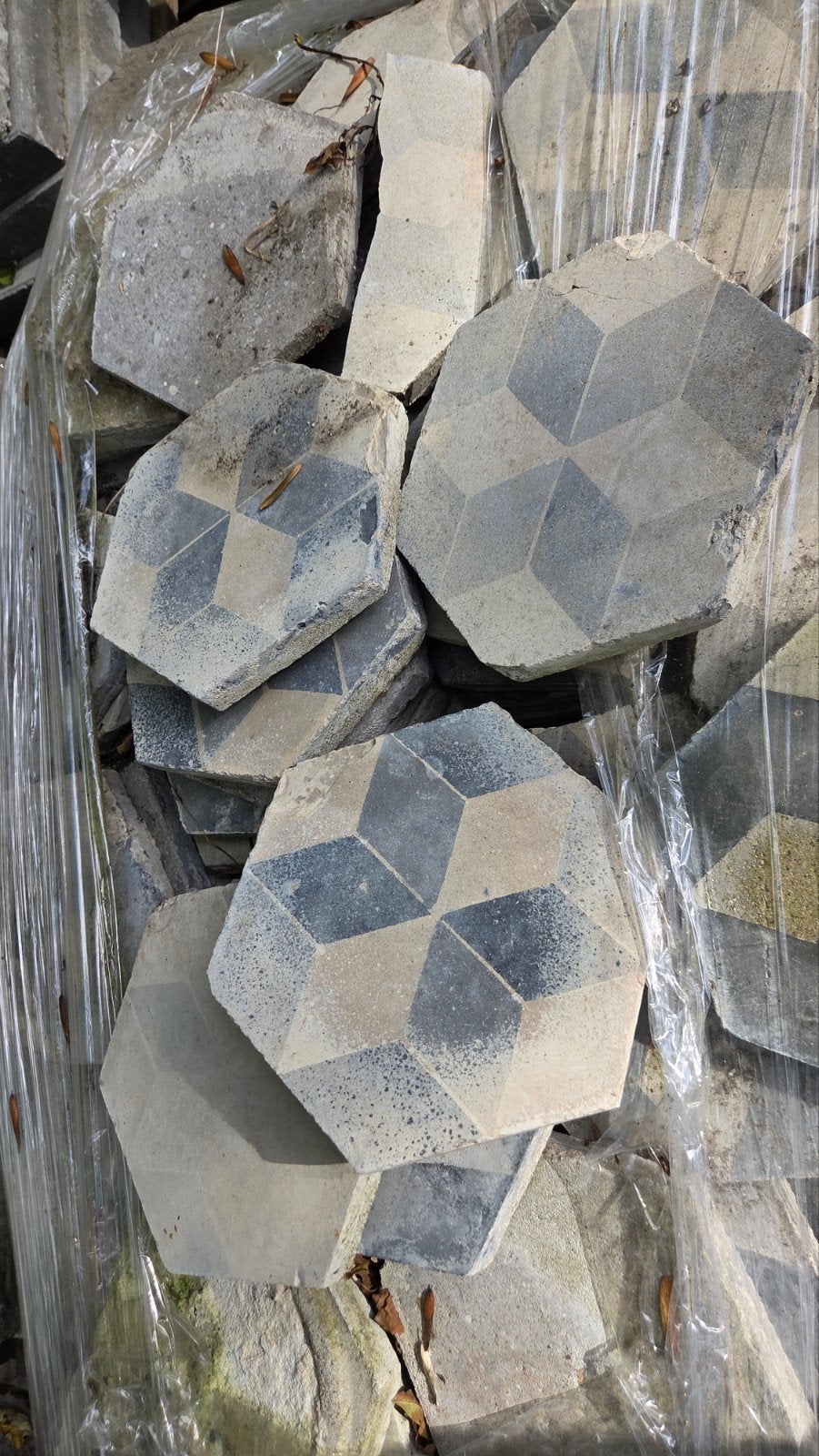 Diverse gebruikte tegels - vloer, wand, decoratief, Gebruikt, Ophalen of Verzenden, 20 tot 40 cm, 10 m² of meer