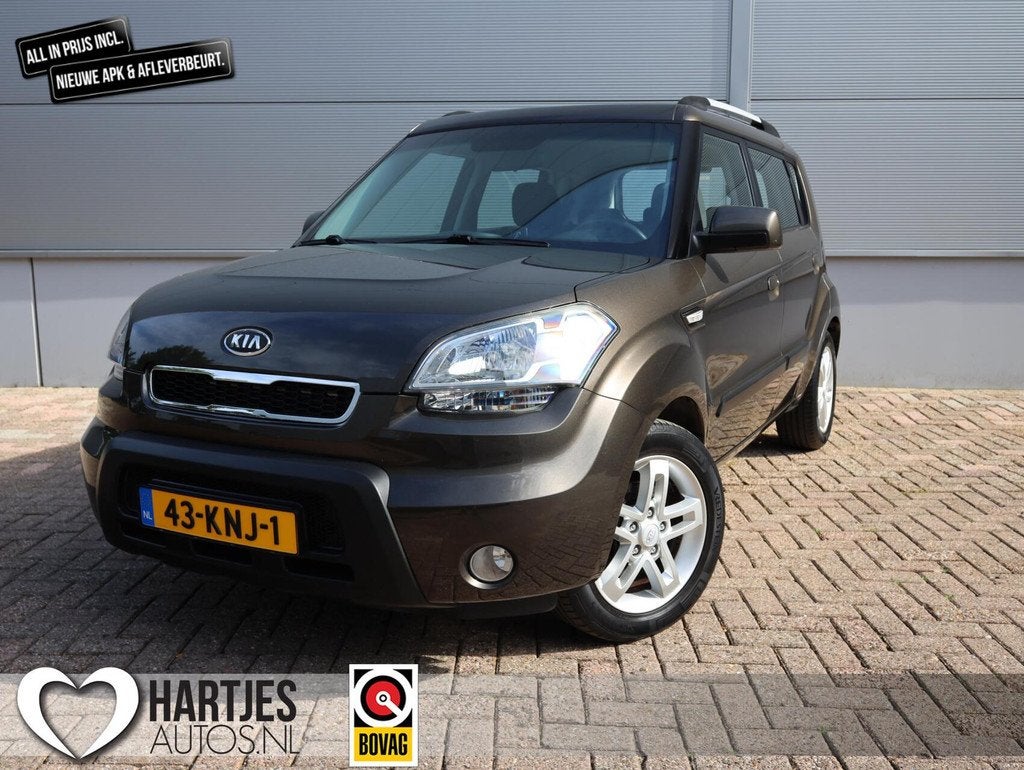 Kia Soul 1.6 X-tra (Vol-Opties!) NL-auto 100% Onderhouden, Voorwielaandrijving, 4 cilinders, 49 €/maand, Bedrijf