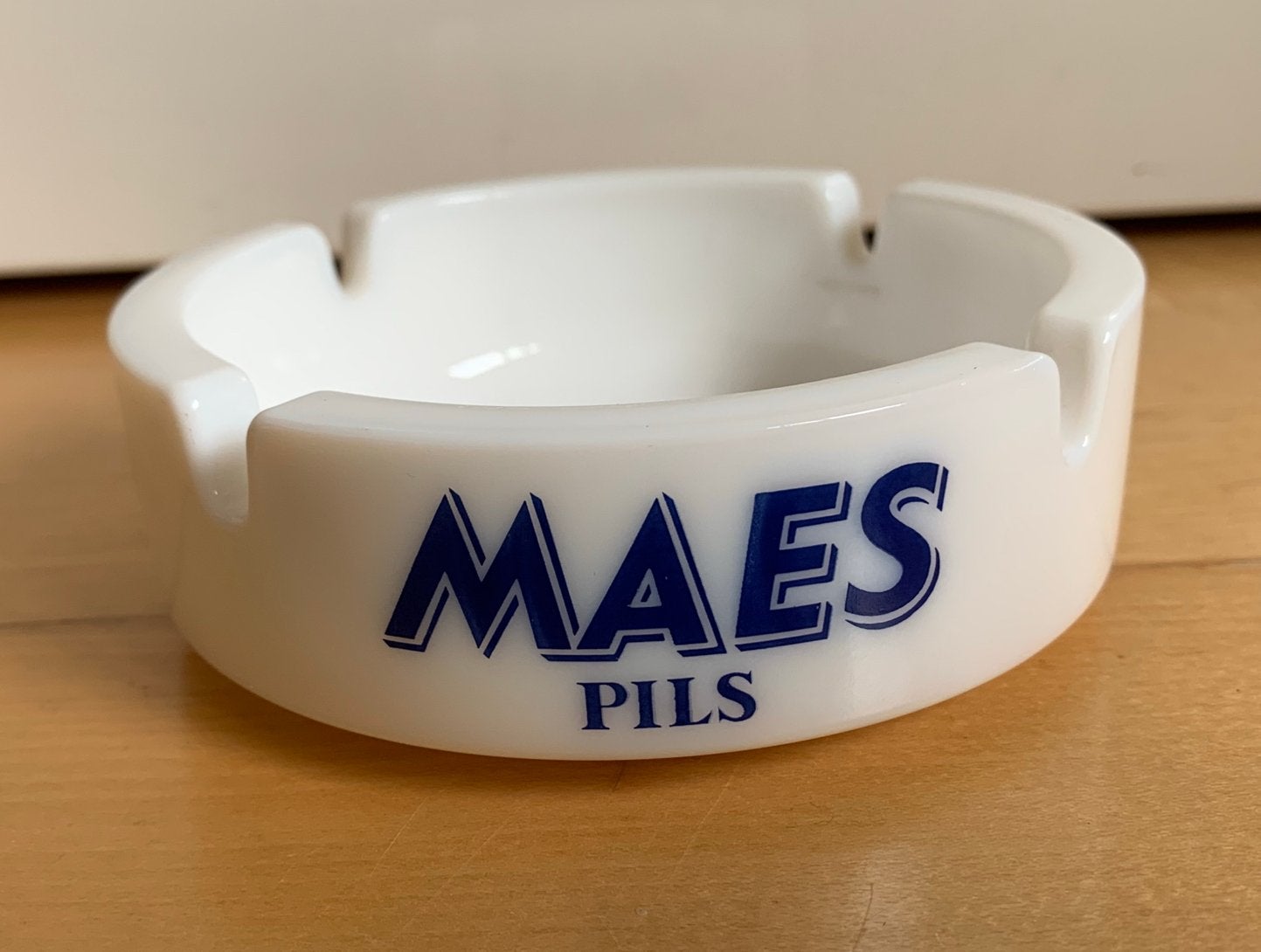 Vintage Asbak MAES Pils, Ophalen of Verzenden, Zo goed als nieuw, Asbak