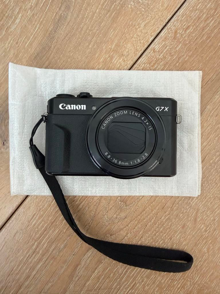 Canon PowerShot G7 X Mark II compactcamera met extra accu, Canon, Compact, Ophalen of Verzenden, Zo goed als nieuw