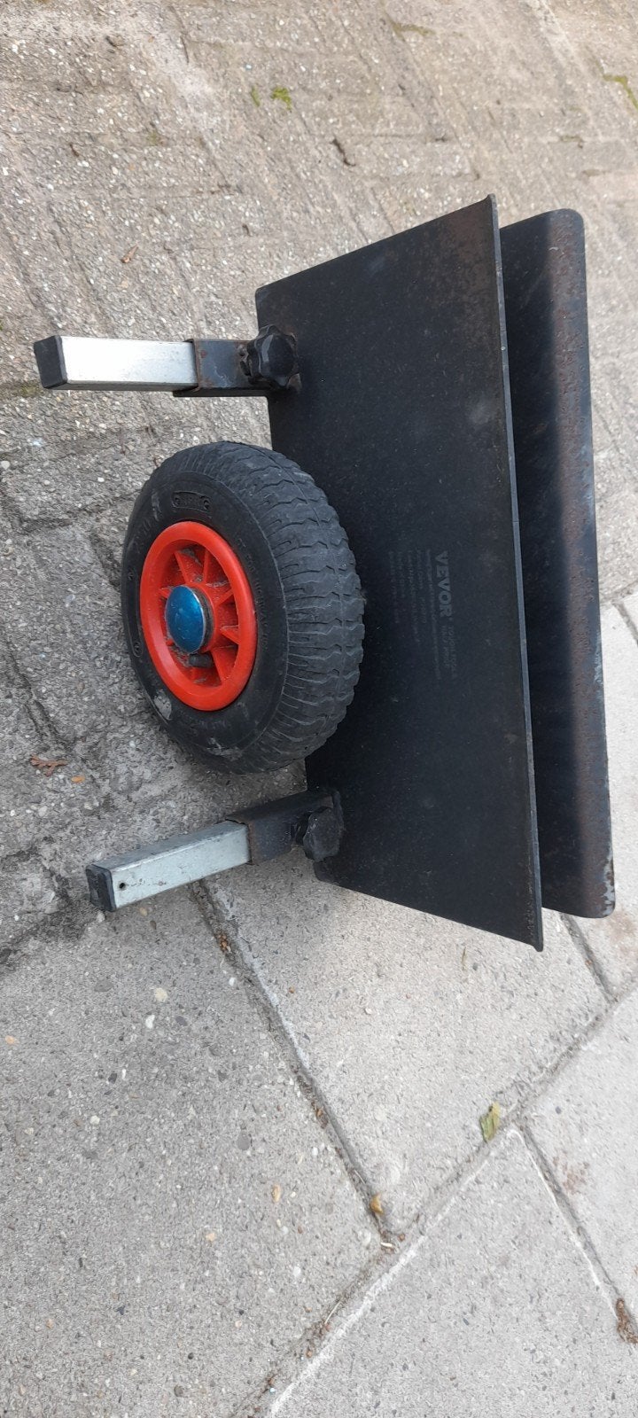 Plaathulp met verstelbare klemmen en luchtbanden, Doe-het-zelf en Verbouw, 100 liter of meer, Ophalen of Verzenden, Gebruikt, Transportkar