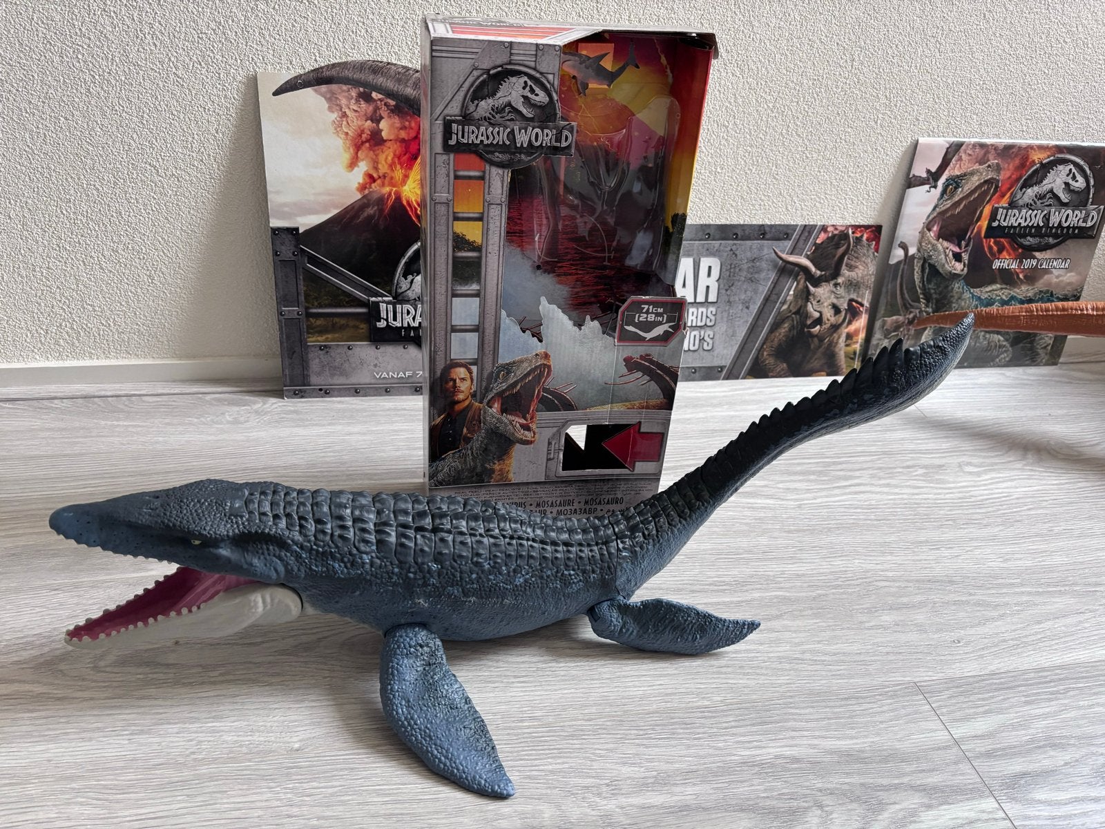 Jurassic World Mosasaurus Actiefiguur - Zo goed als nieuw, Ophalen of Verzenden, Zo goed als nieuw