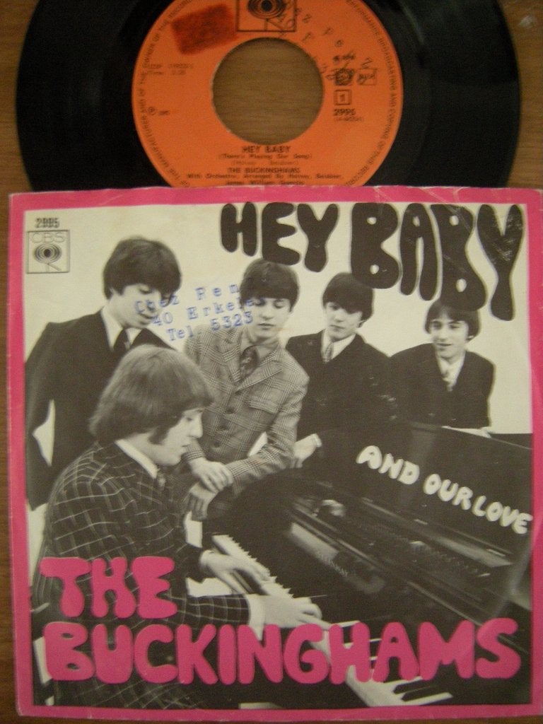 The Buckinghams (Hey Baby), Gebruikt, 7 inch, Ophalen of Verzenden, Pop